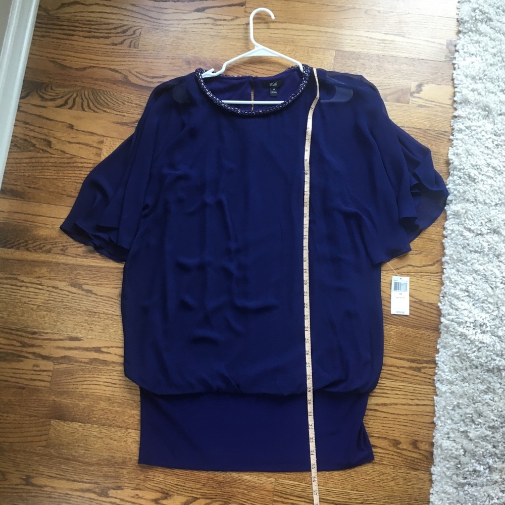 MSK Blue Gown - Picture 6 of 6